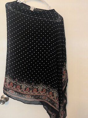 J. Jill‎ asymmetric lightweight poncho